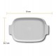 Travessa Retangular 35cm Por 21,5cm Roaster Branco
